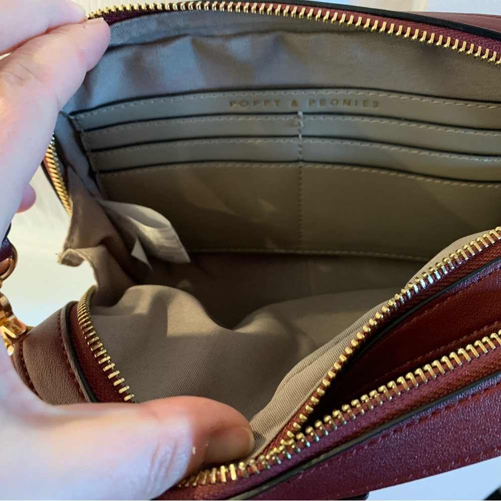 Poppy and Peonies crossbody purse/ belt bag - Picture 5 of 8